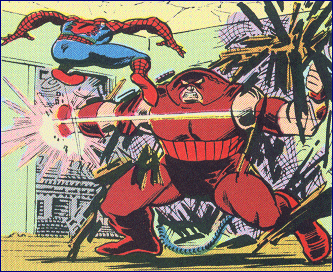 Juggernaut and Spider-Man