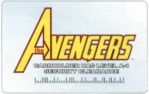 Avengers Card Front